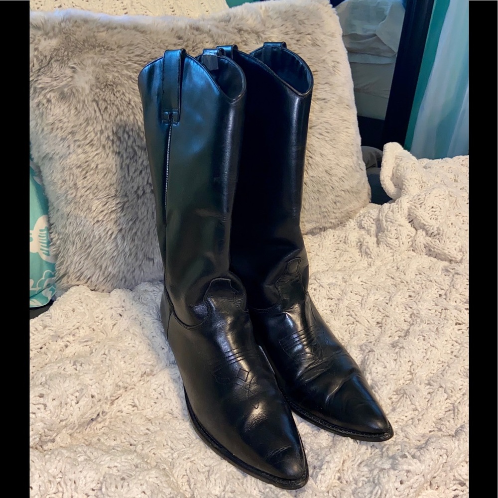 NINE WEST🦋Vintage 1990’s Western Cowboy Boots 10M